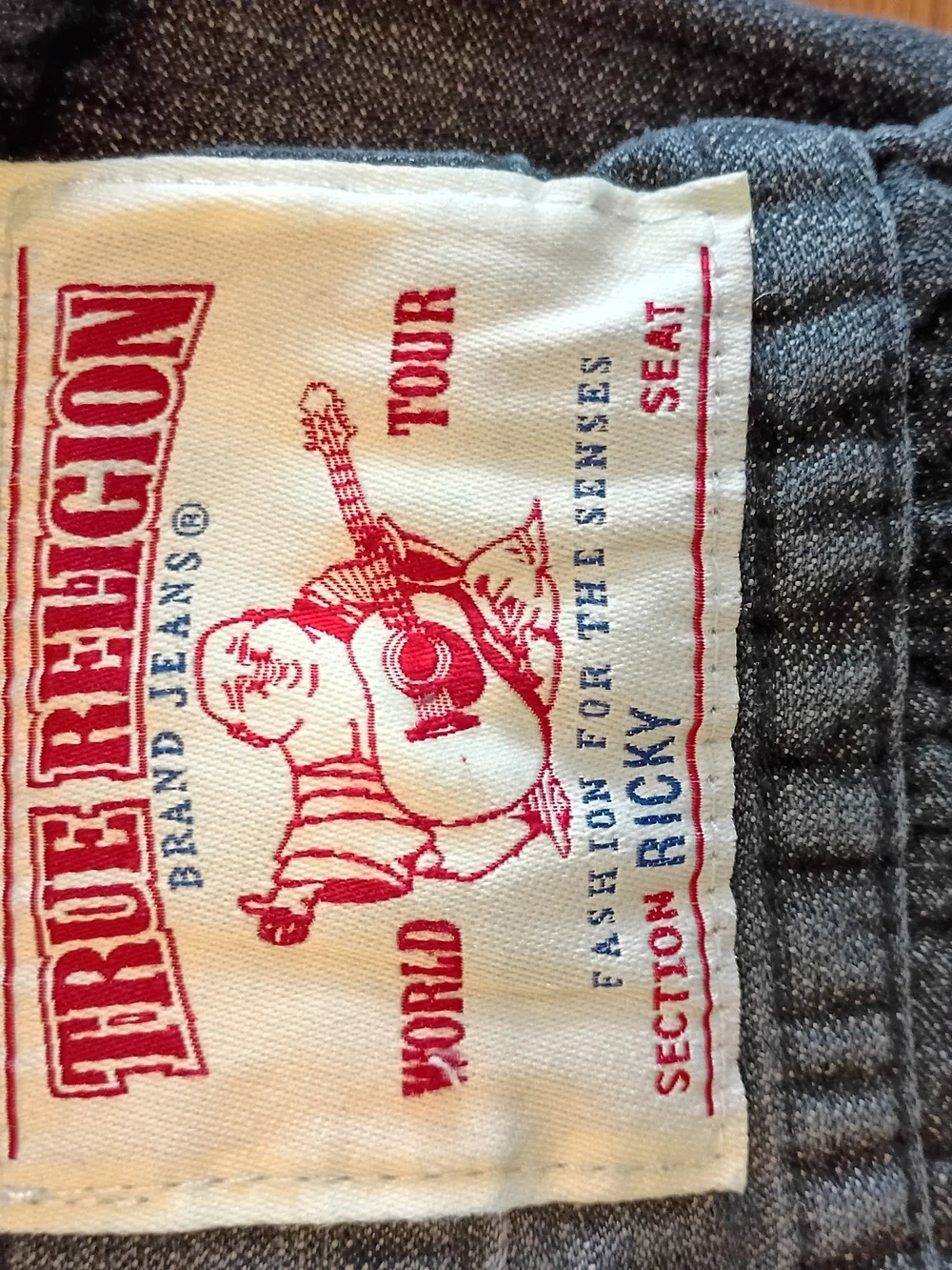 True Religion Men's Straight-Leg Jeans in Washed Black